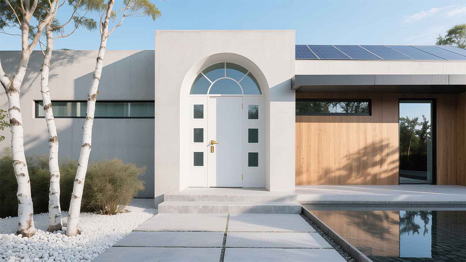 Arched Entrance Door