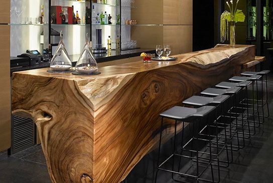 Bar elements, counters, extension tables