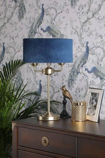 Blue Table Lamp
