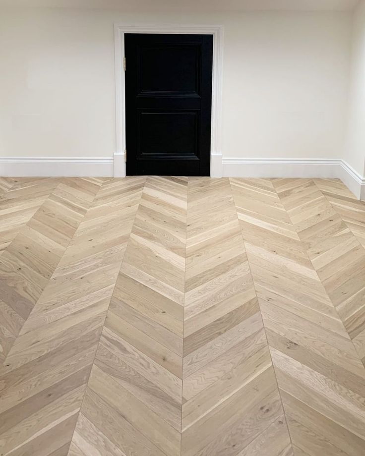 Chevron Pattern Wood Floor