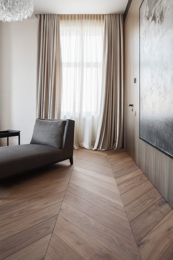 Chevron Solid Wood Flooring