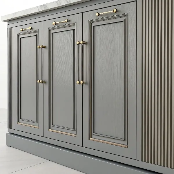 Fluted or ribbed accents