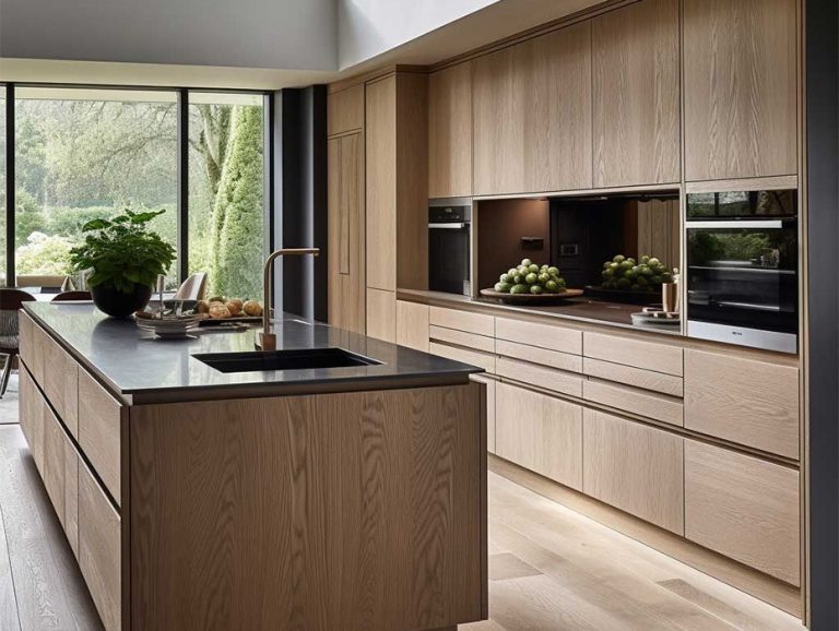 Solid Wood Oak Kitchen Cabinets