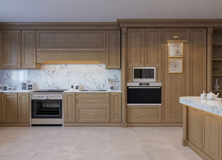 Traditional Solid Wood kitchen Cabinet for Sale