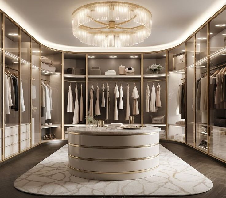 White Walk In Closet