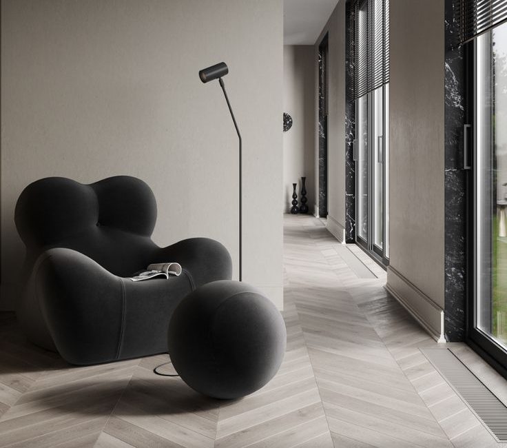black floor lamps