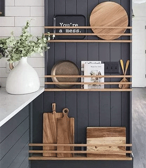 Open Shelves