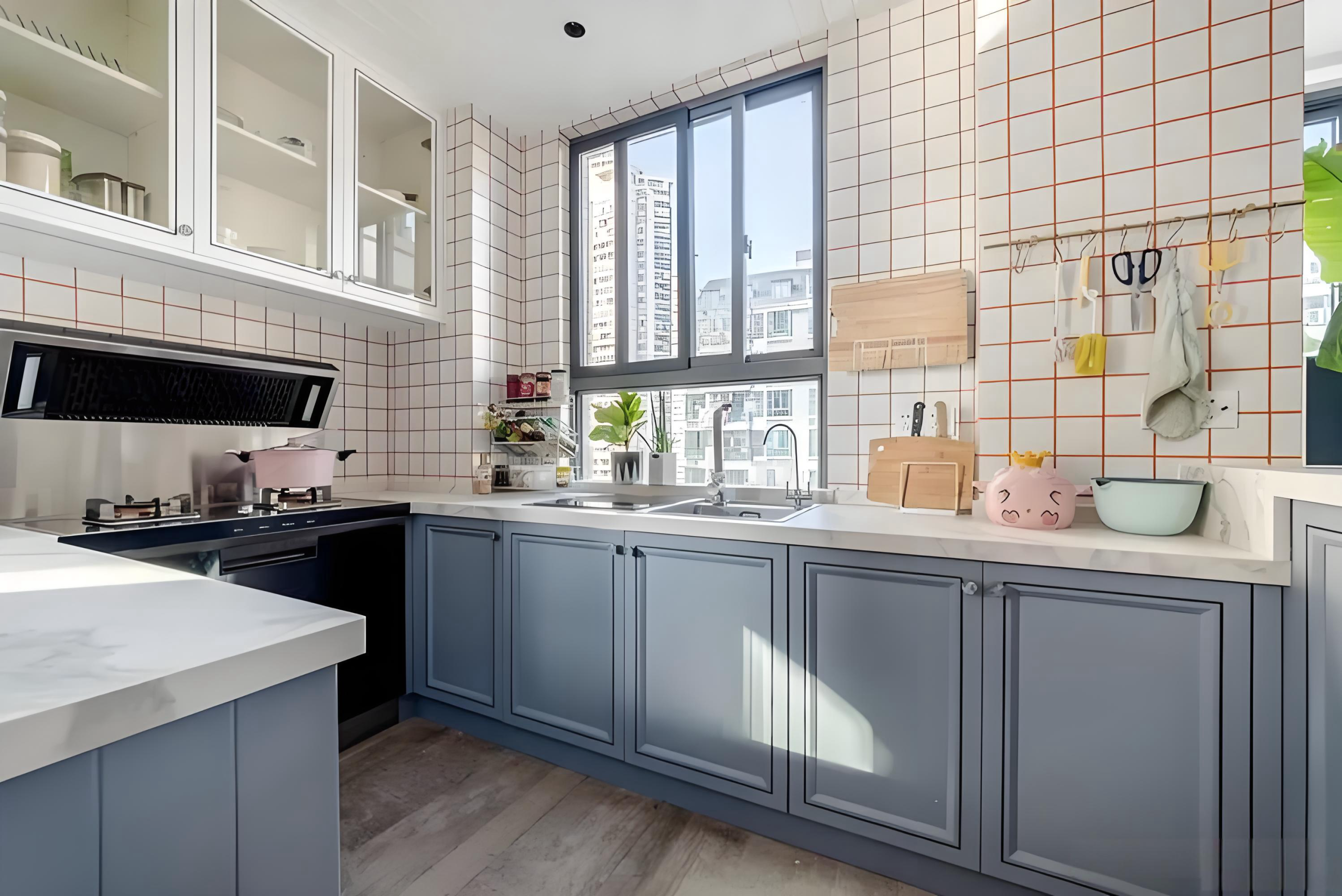 Light Blue Kitchen Cabinets