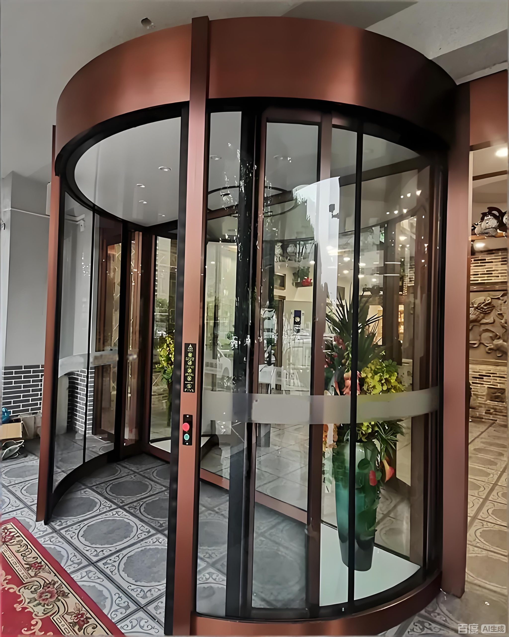 Aluminum Revolving Door