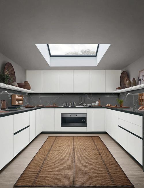 Minimalist Melamine Kitchen Cabinets