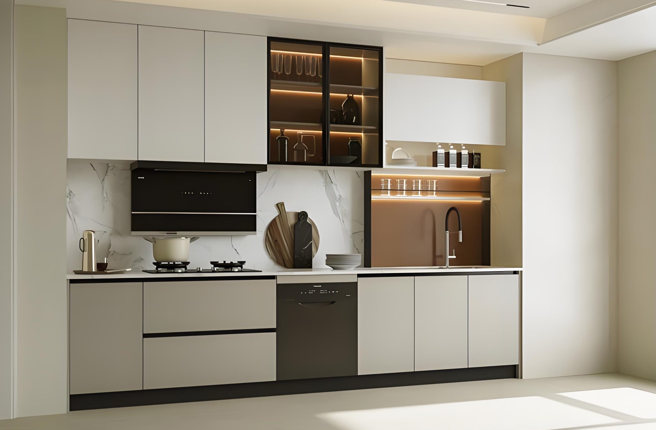 Melamine Kitchen Cabinets Design