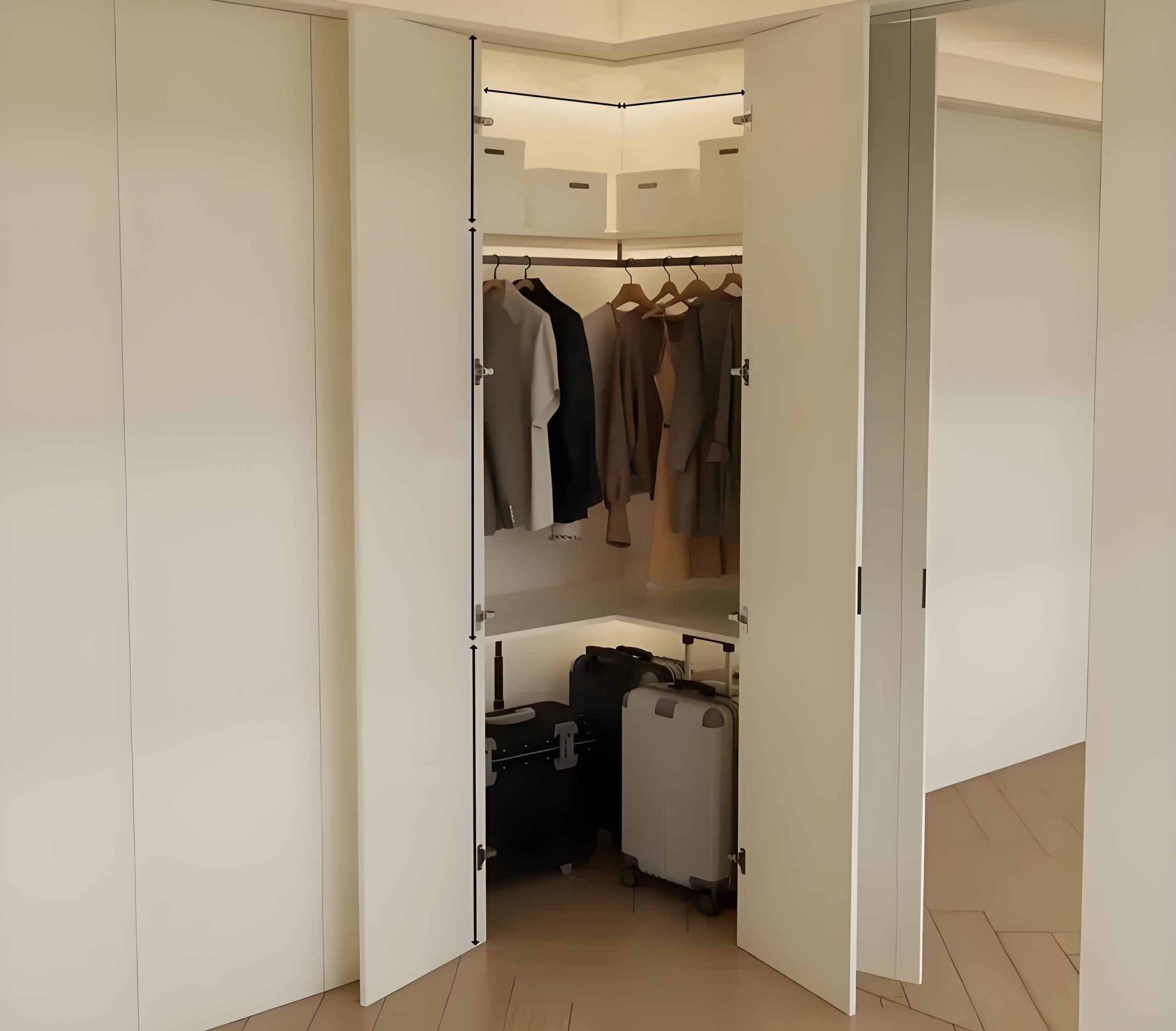 Custom Hinged Wardrobe Doors