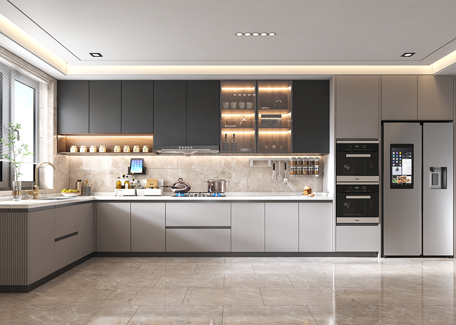 Lacquer Kitchen Cabinets